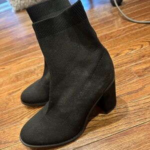 Forever 21 Black Heeled Boots